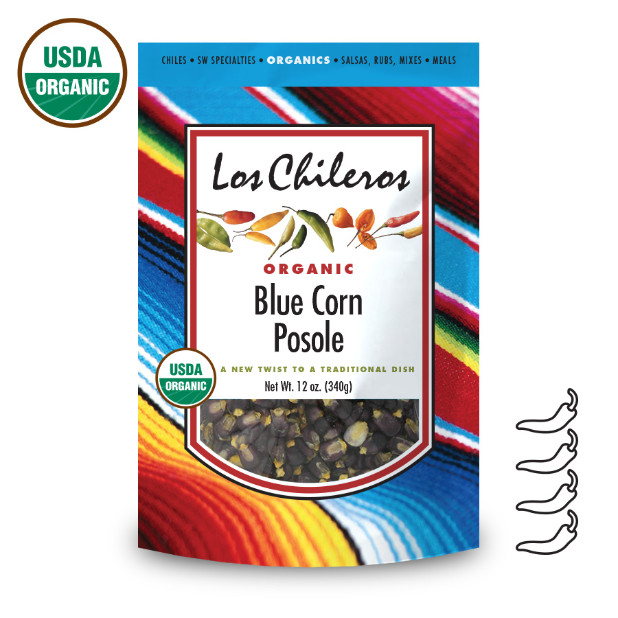 Los Chileros Organic Blue Corn Posole