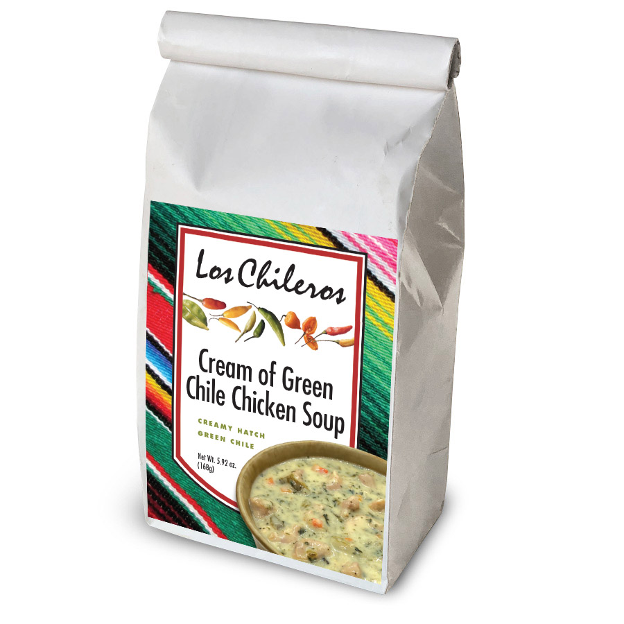 Los Chileros Cream of Green Chile Chicken Soup